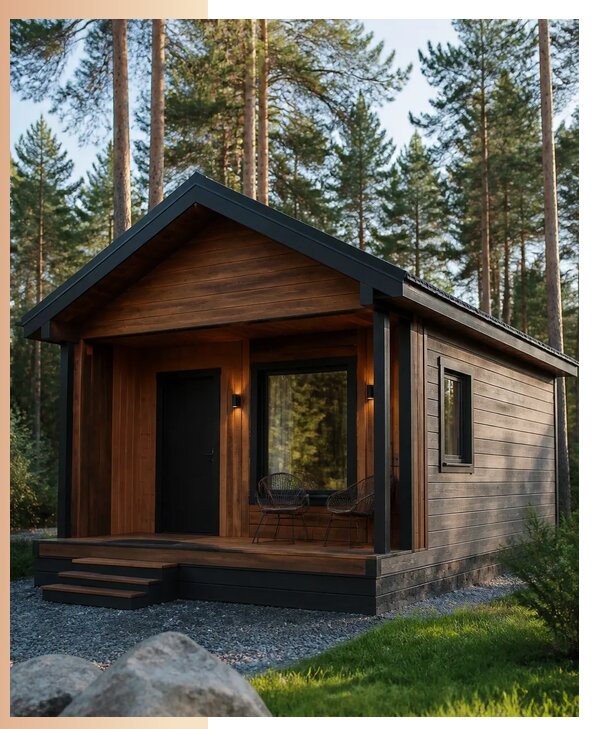 Утепленные дачные домики с доставкой и установкой в Благовещенске